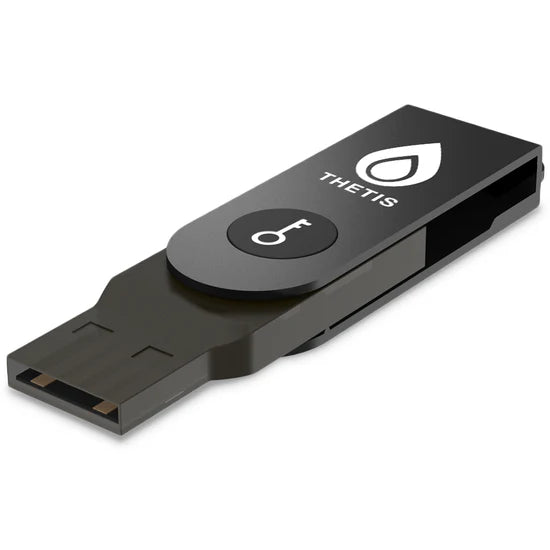 Two Key Device Thetis FIDO2 Security Key - Secure Hardware Passkey with 2FA/MFA