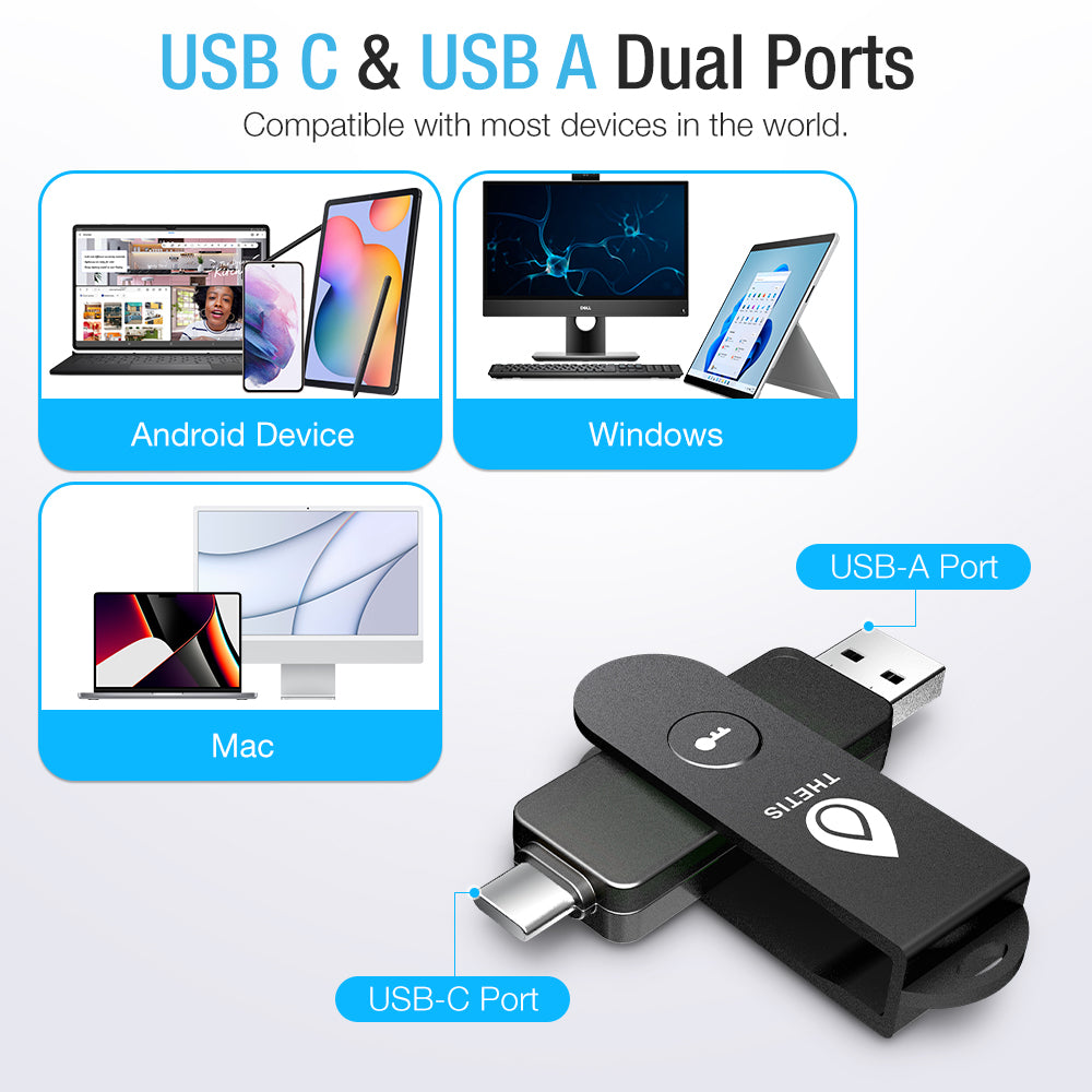 Two Key Device FIDO2 Security Keys Device Passkey