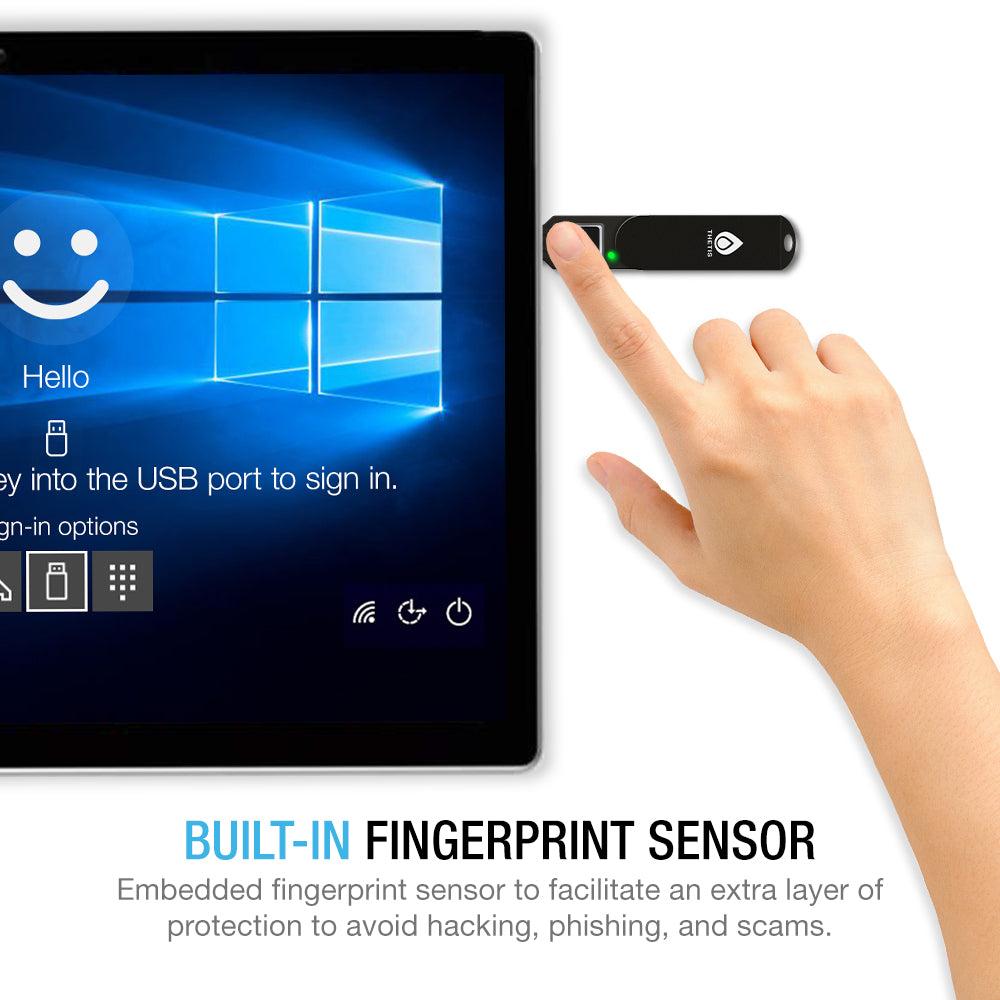 Thetis FIDO2 Fingerprint Security Key