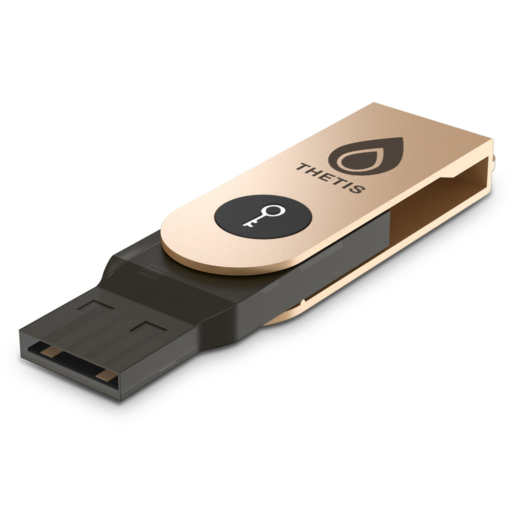 Thetis FIDO U2F Security Key - Strong 2FA/MFA, USB-A